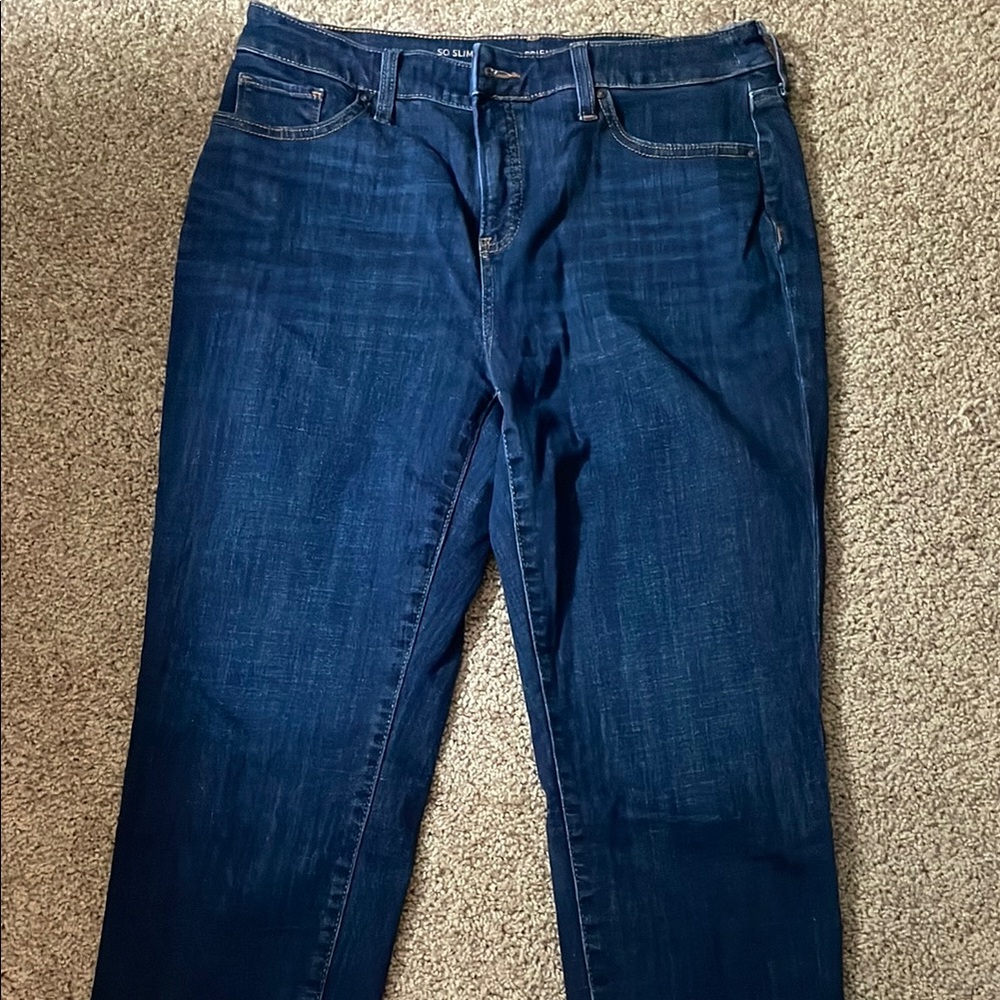 Women's Blue  slim leg Jeans Chico’s crop